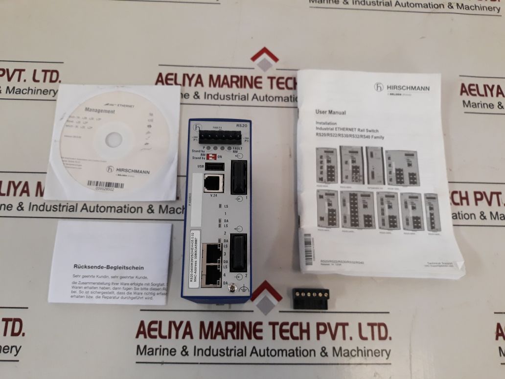 Hirschmann Rs20-0400M2M2Sdhehh05.0.02 Rail Switch
