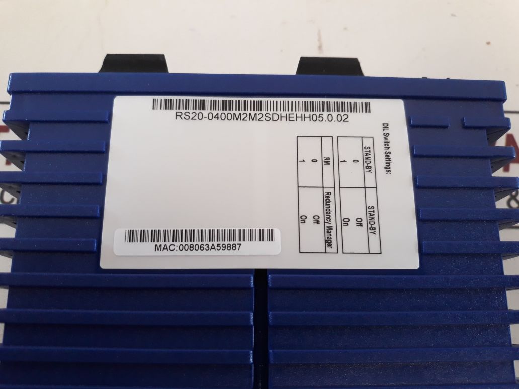 Hirschmann Rs20-0400M2M2Sdhehh05.0.02 Rail Switch