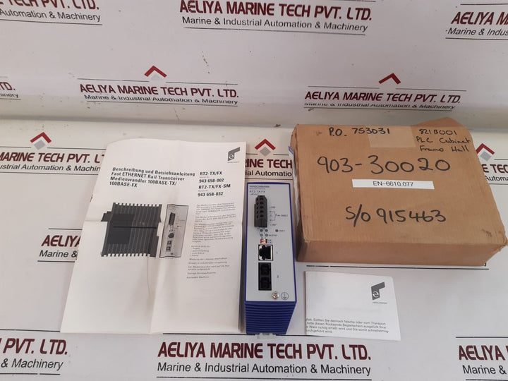 Hirschmann Rt2-txFx Rail Transceiver 943 658-002
