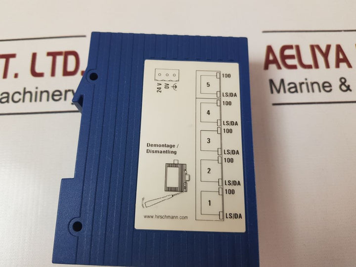 Hirschmann Spider 5Tx Ethernet Rail Switch E175531
