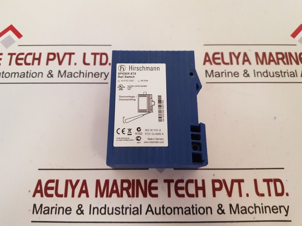 Hirschmann Spider 8Tx Rail Switch 400-130Ma