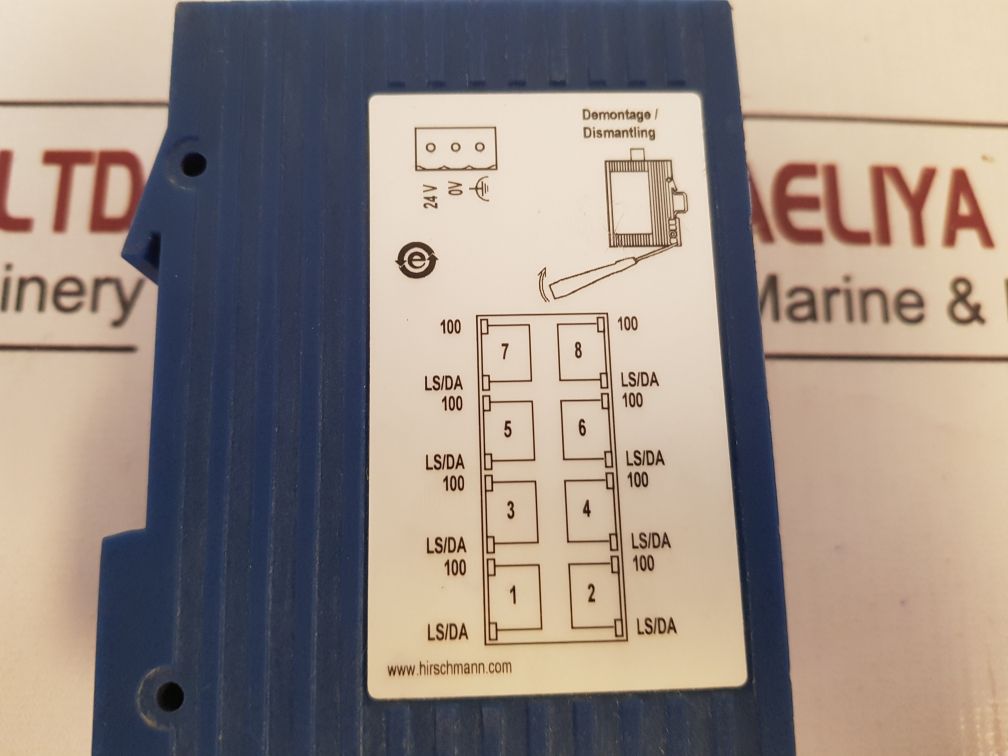 Hirschmann Spider 8Tx Rail Switch 400-130Ma