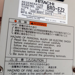 Hitachi Brd-ez2 Regenerative Braking Unit Type-hp