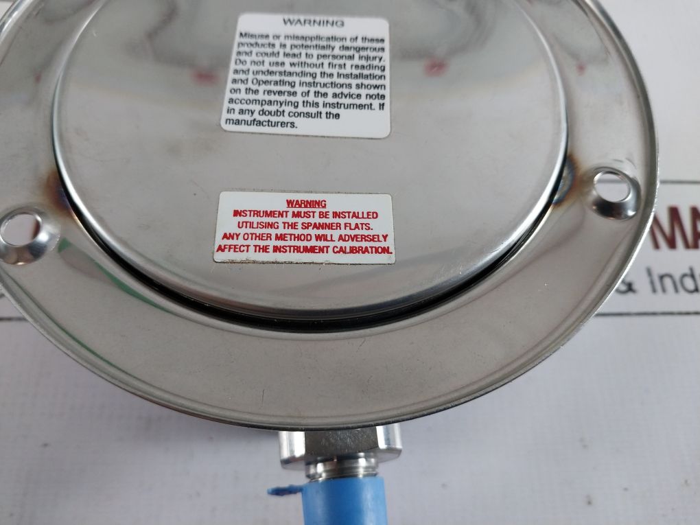 Hitec Products/Stewart 316 S.S. Tube Pressure Gauge 0-8000 Psi