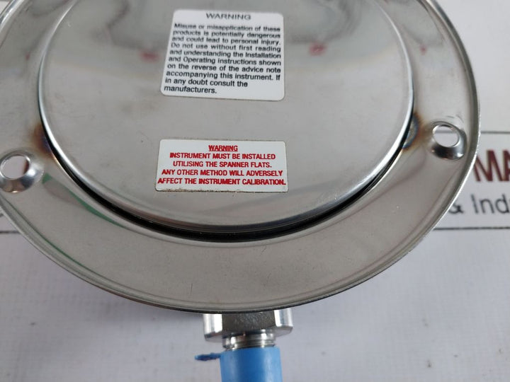 Hitec Products/Stewart 316 S.S. Tube Pressure Gauge 0-8000 Psi
