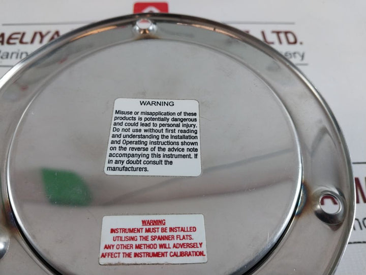 Hitec Products/Stewart 316 S.S. Tube Pressure Gauge 0-8000 Psi