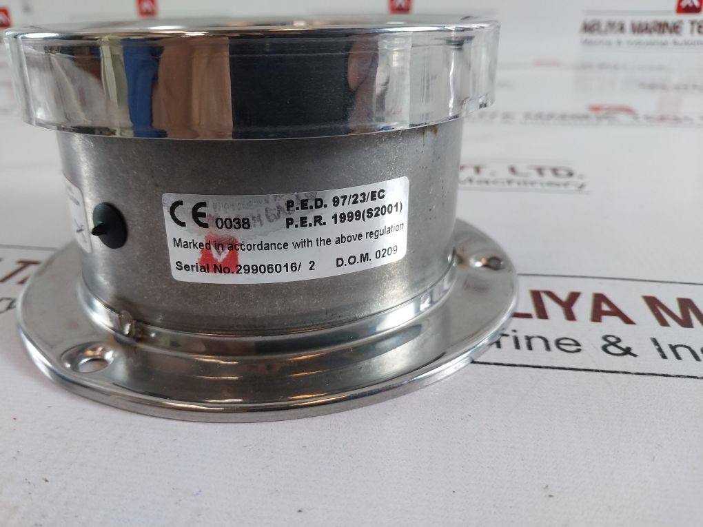 Hitec Products/Stewart 316 S.S. Tube Pressure Gauge 0-8000 Psi