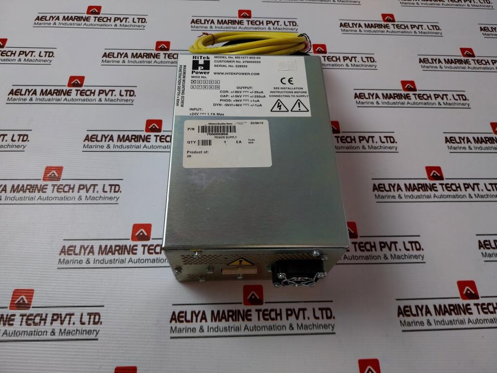 Hitek Power Ms1077-802-04 Power Supply 700005856