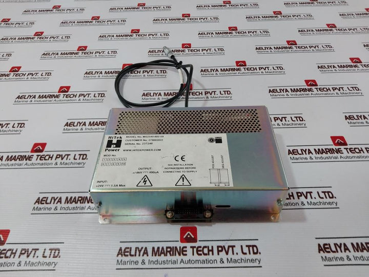 Hitek Power Ms2540-802-09 Power Supply