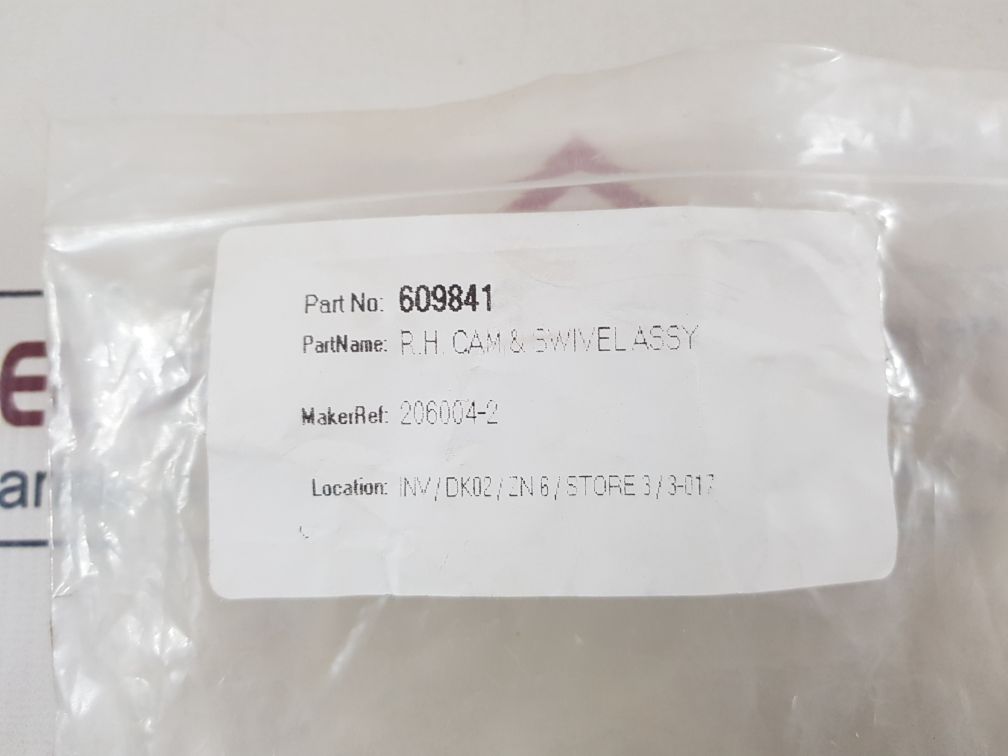 Set of 3x Hobart 00-206004-00002 r.h. cam & swivel assy 609841