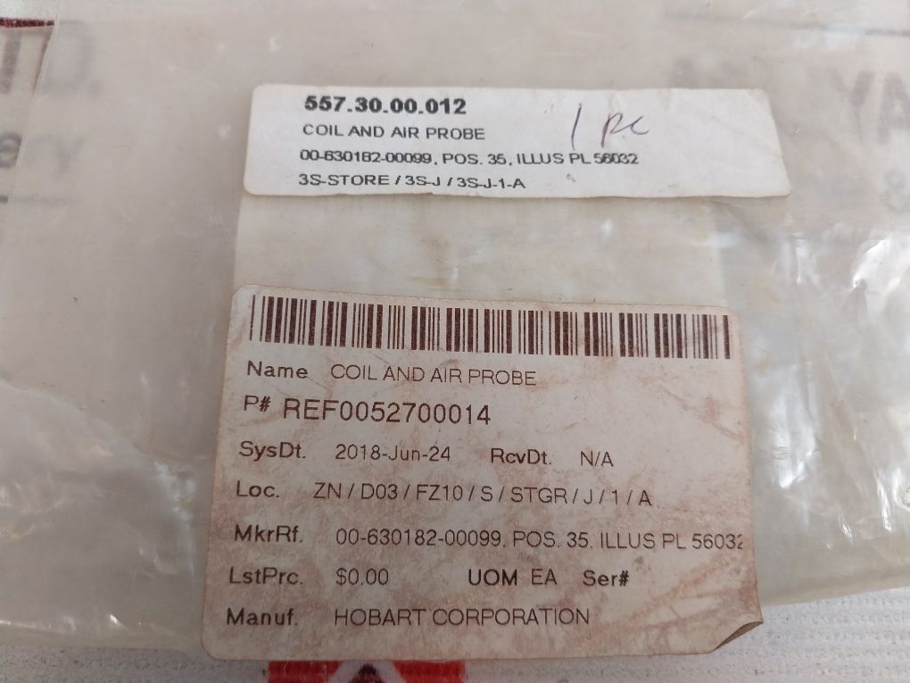 Hobart 00-630182-00099 Coil And Air Probe
