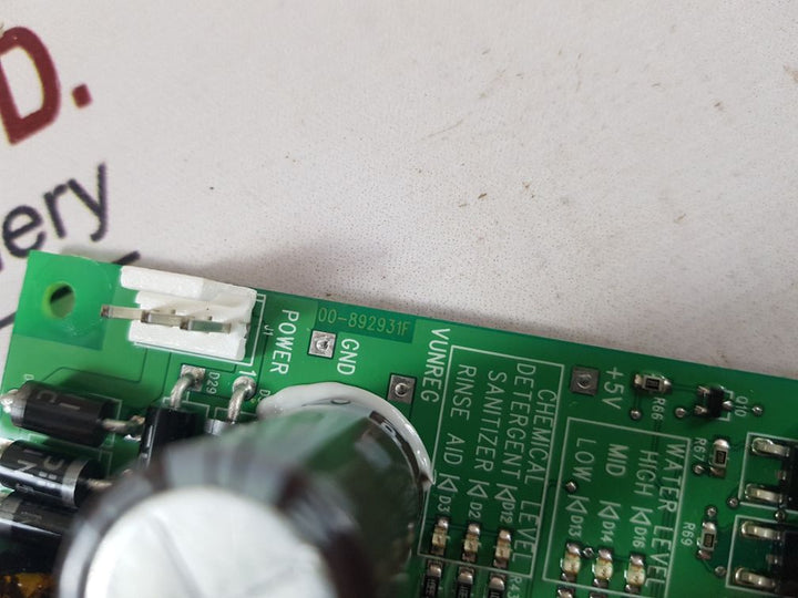 Hobart 00 892932 00002 Control Board Lxi/Am