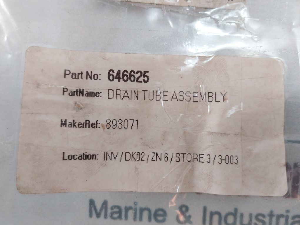 Hobart 00-893073 Over Flow Tube Stand Pipe Assy 646625