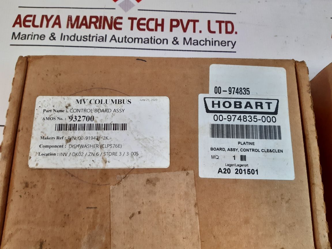 Hobart 00-974835 Control Board Assy