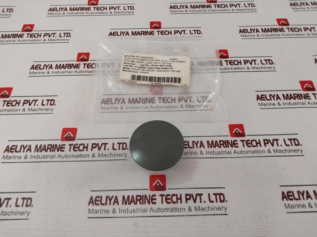 Hobart 917221 Attachment Hub Plug 00-114824-00001