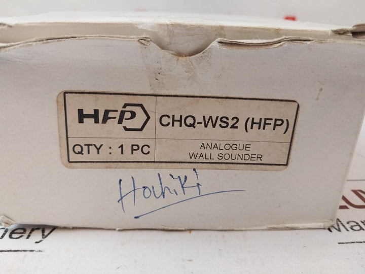 Hochiki Europe Chq-ws2 Analogue Wall Sounder