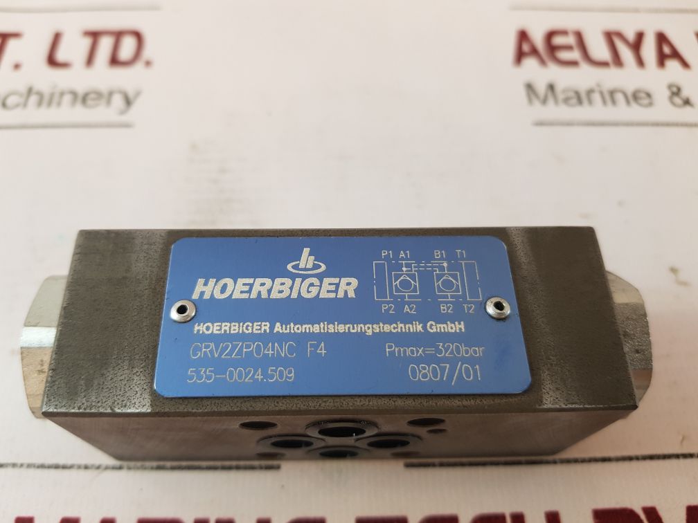 Hoerbiger Grv2Zp04Nc F4 Check Valve