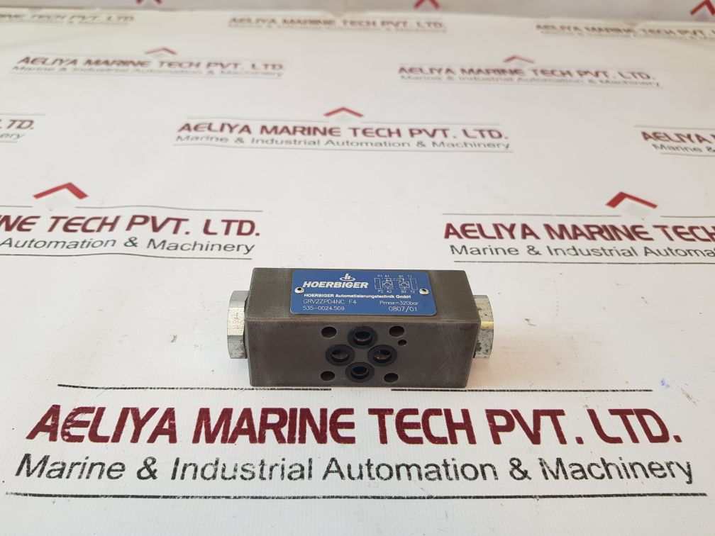 Hoerbiger Grv2Zp04Nc F4 Check Valve