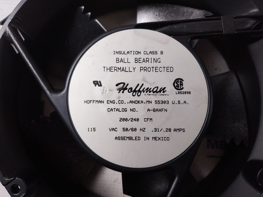 Hoffman A-6Axfn Axial Fan 31/.28 Amps