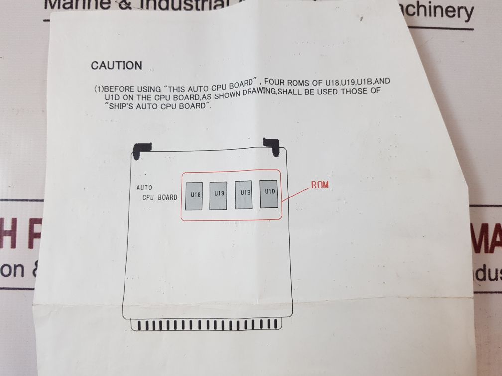 Hokushin Ph209 Auto Cpu Pcb Card
