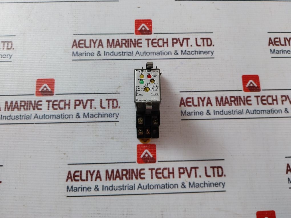 Hokuyo Emt-8 Timer Unit With Base 110 Sec 7A 250V
