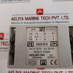 Holec Hf5 Current Transformer 741E0022 500/5A 