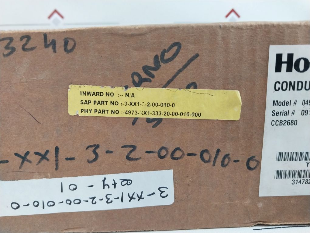 Honeywell Crn 0F11607.5C Conductivity Cell 04973-xx1-333-20-00-010-000