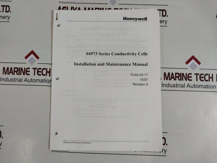 Honeywell Crn 0F11607.5C Conductivity Cell 04973-xx1-333-20-00-010-000