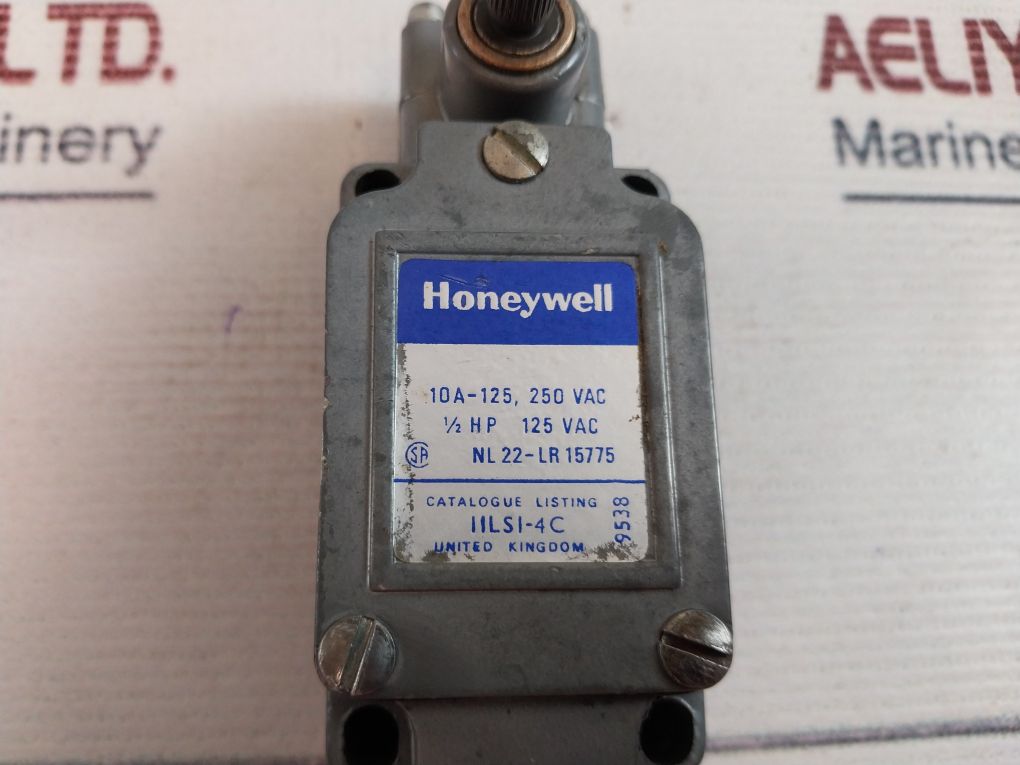 Honeywell 11Ls1-4C Limit Switch 10A-125 250Vac