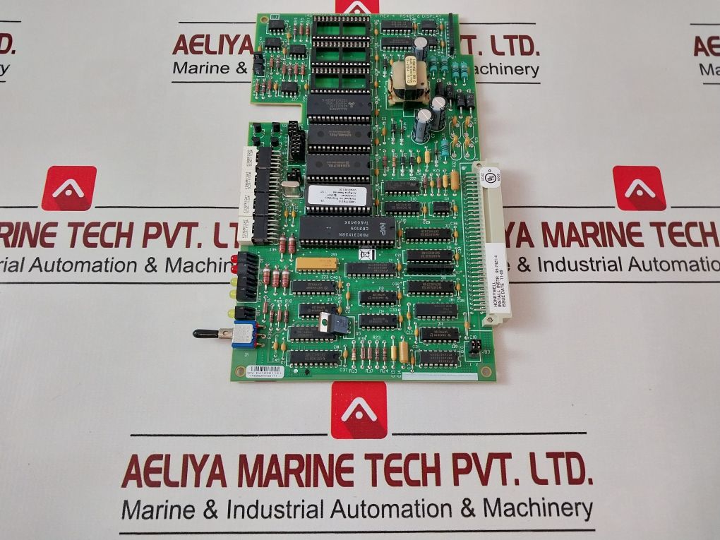 Honeywell 14506344-001 Fire Alarm Fs90 Intelligent Communication Display Module Rev 4