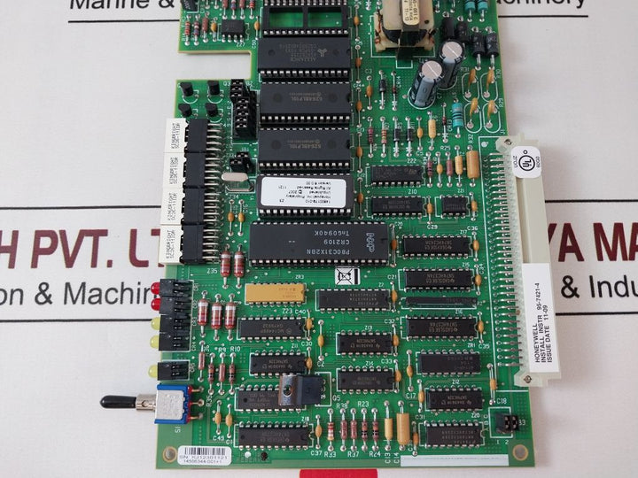 Honeywell 14506344-001 Fire Alarm Fs90 Intelligent Communication Display Module Rev 4