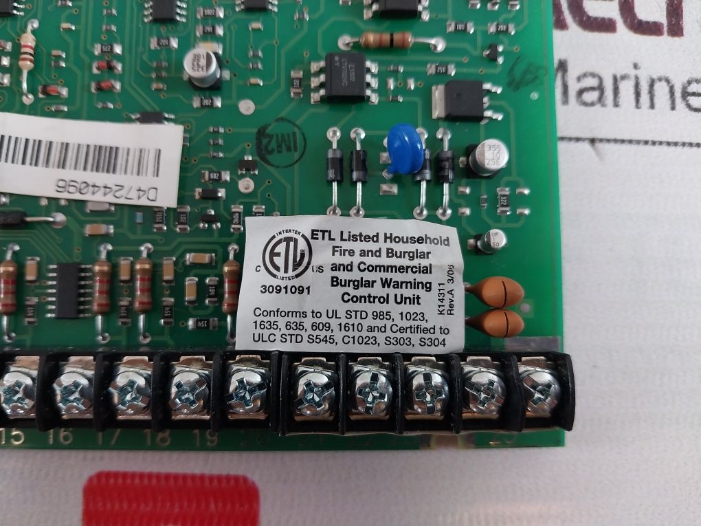 Honeywell 200-00691 Rev A Fire Alarm And Security Equipment Circuit Board