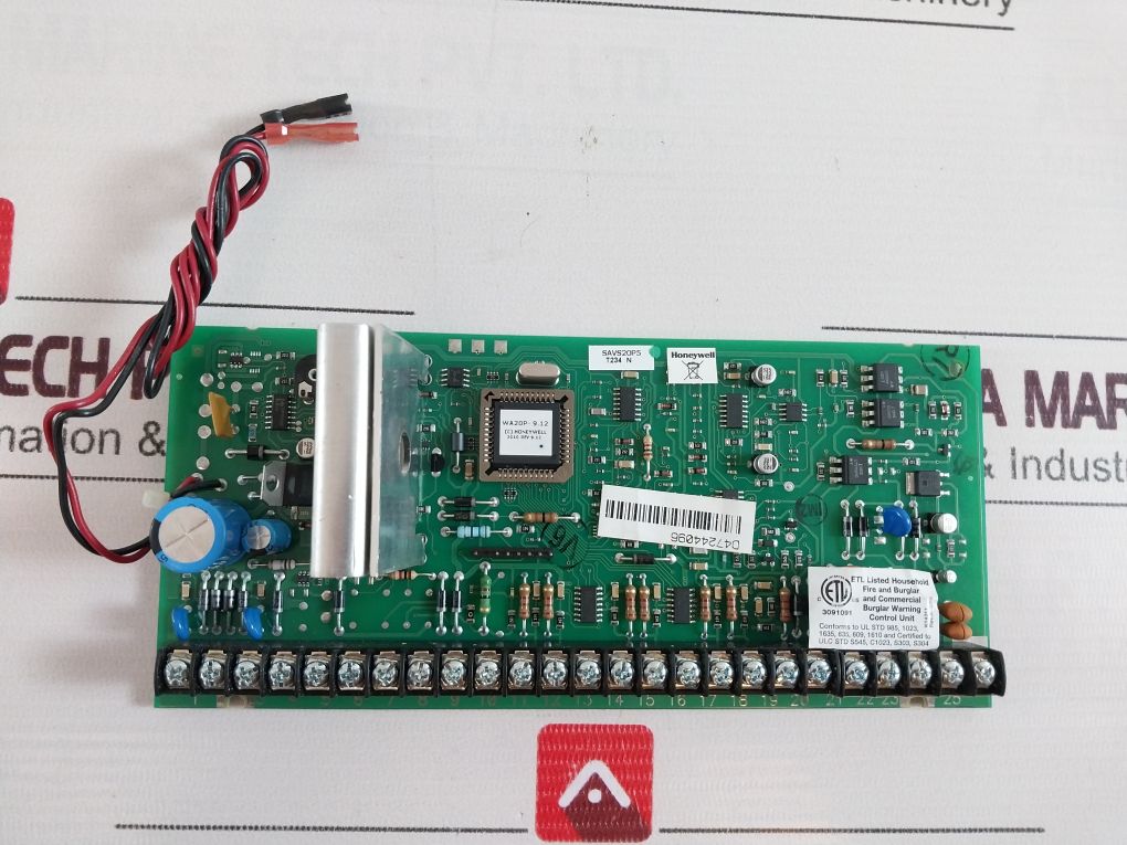 Honeywell 200-00691 Rev A Fire Alarm And Security Equipment Circuit Board