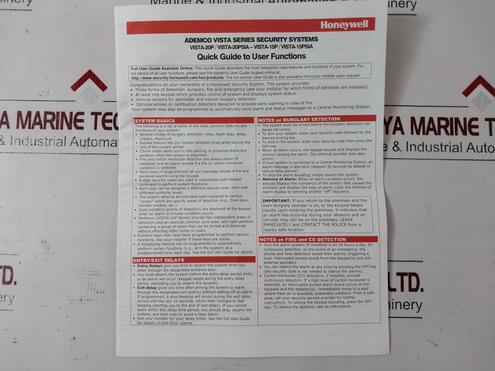 Honeywell 200-00691 Rev.A Fire Alarm And Security Equipment Circuit Board Kit