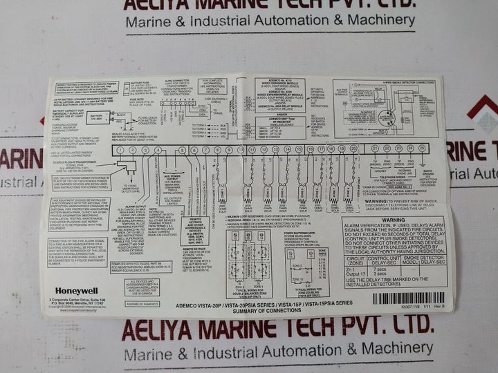 Honeywell 200-00691 Rev.A Fire Alarm And Security Equipment Circuit Board Kit