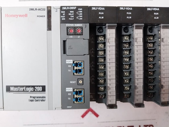 Honeywell 2Mlr-ac22,2Mlr-dbsf,2Mlf-rd4A Module Rack