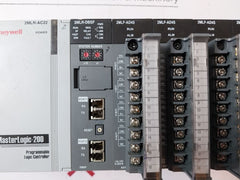 Honeywell Masterlogic-200 2Mlr-ac22,2Mlr-dbsf,2Mlf-ad4S Modules Rack 