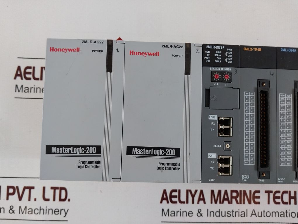 Honeywell 2Mlr-ac22,2Mlr-dbsf,2Mlq-tr4B,2Mli-d24A Module Rack
