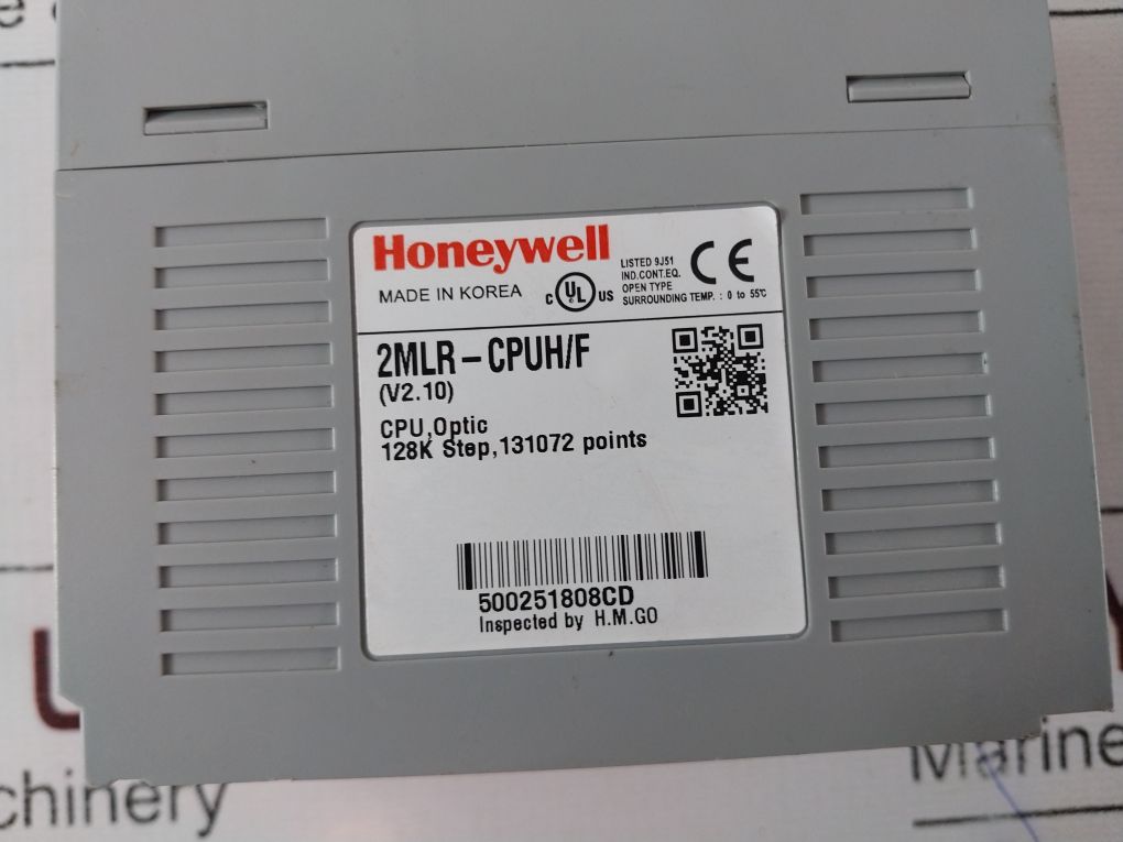 Honeywell 2Mlr-cpuh/F (V2.10) Cpu Module 