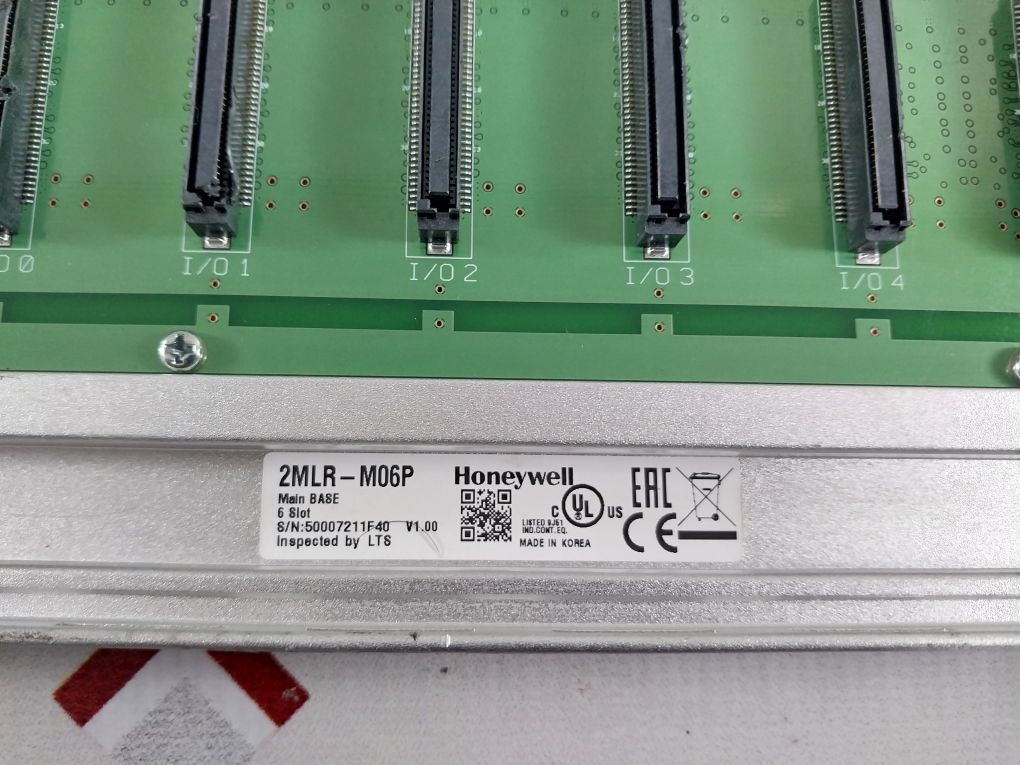 Honeywell 2Mlr-m06P Main Base 6 Slot Xgr-m06P