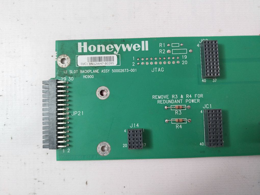 Honeywell 50002673-001 Backplane Assembly 12 Slot 50002672-001 Rev A