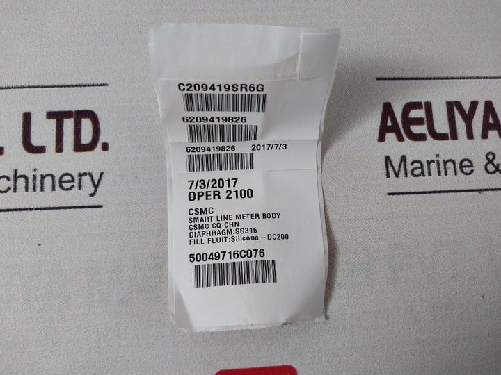 Honeywell 50049716C076 Smart Line Meter Body