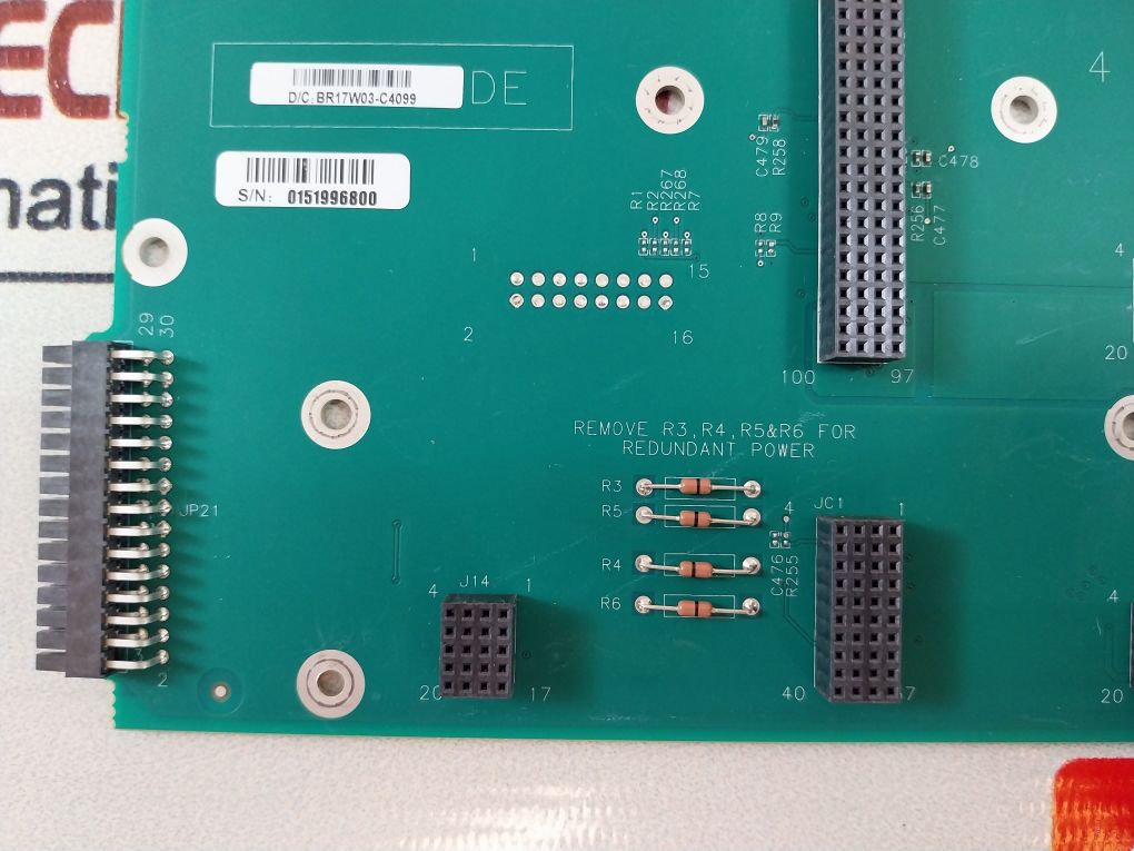 Honeywell 50071066-001 4 Slot I/O Rack Controller