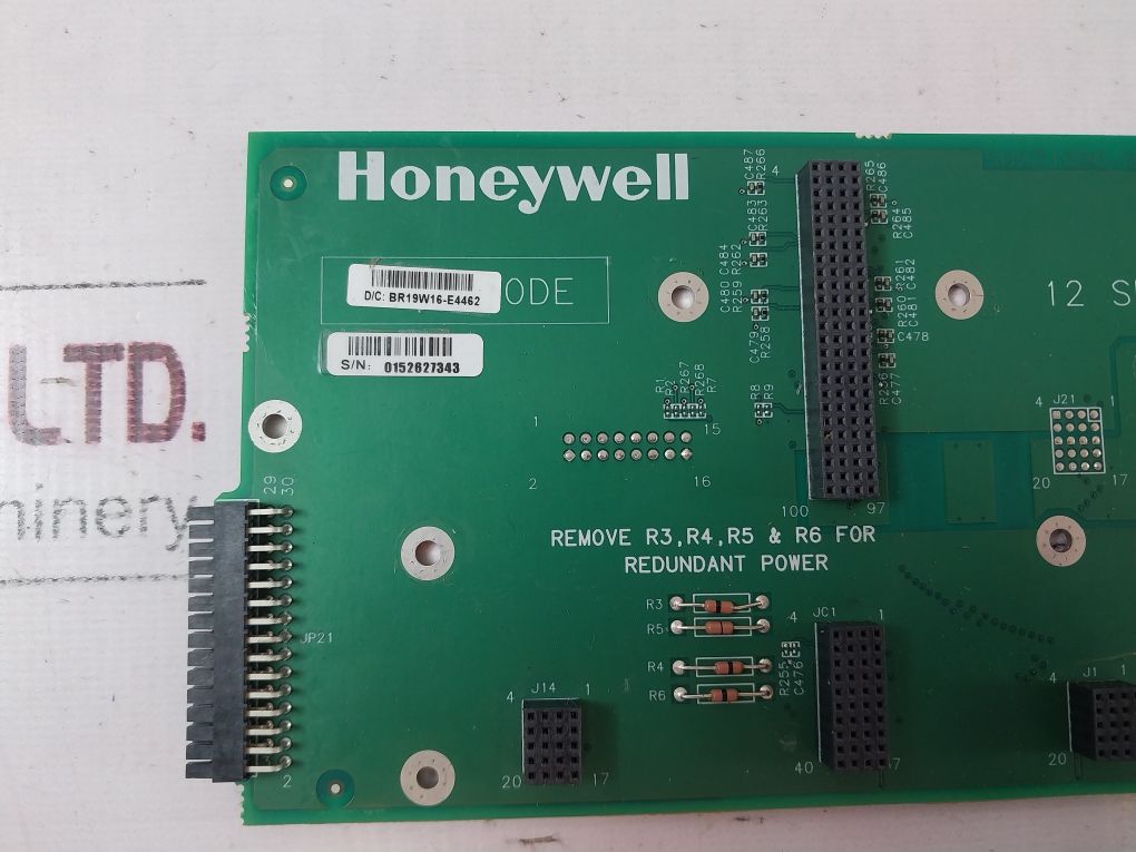 Honeywell 50071091-001 12-slot Backplane Assembly 50071090-002