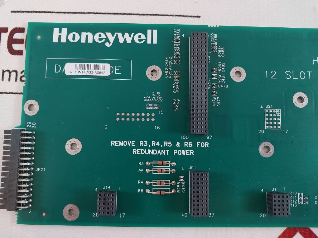 Honeywell 50071091-001 Backplane 12 Slot 50071090-001