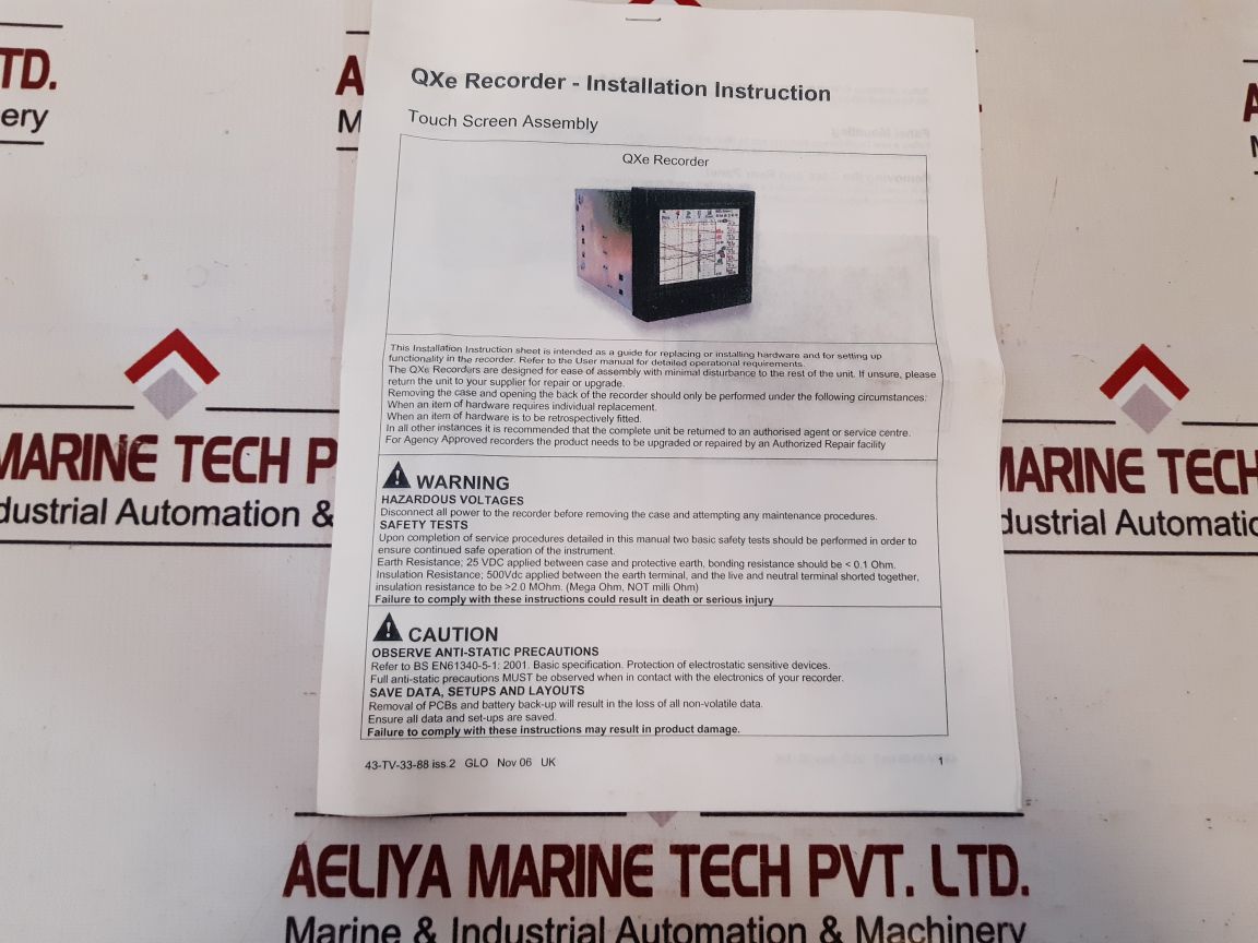 Honeywell 50083254-501 Mini Touchscreen Assembly