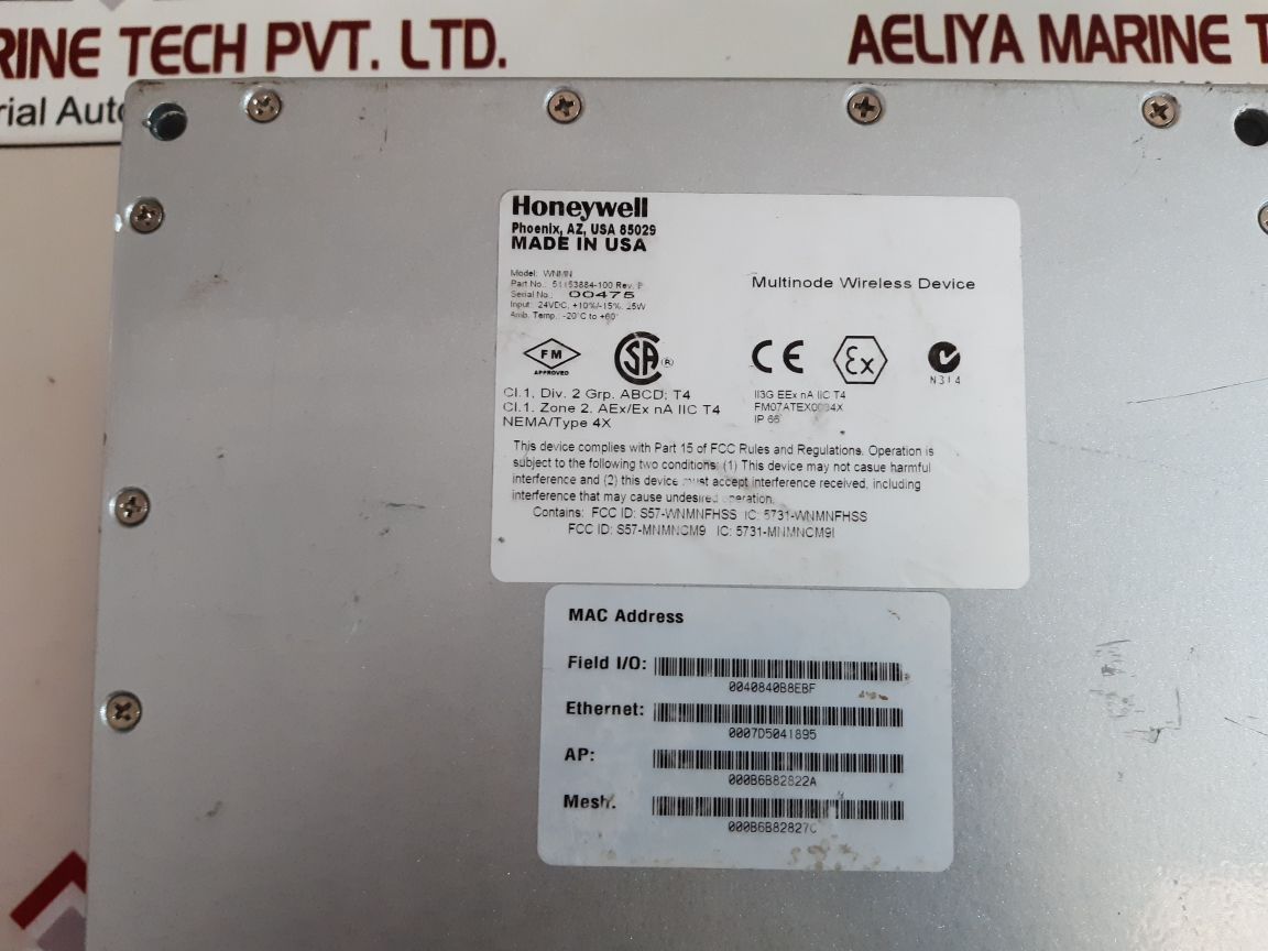 Honeywell 51153884-100 Multinode Wireless Device Wnmn