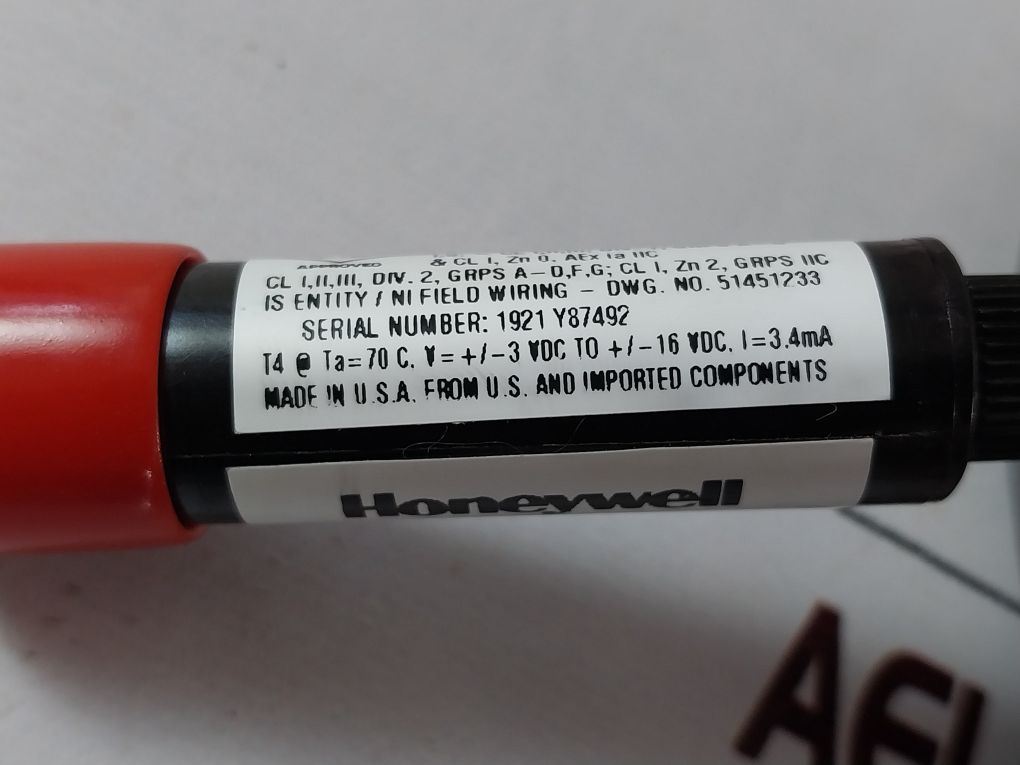 Honeywell 51205554-501 Durafetii Ph Electrode 51205965-005 Cap Adapter Cable Set