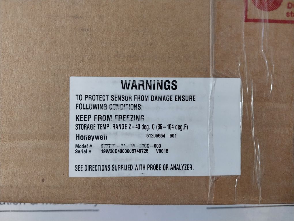 Honeywell 51205554-501 Durafetii Ph Electrode 51205965-005 Cap Adapter Cable Set