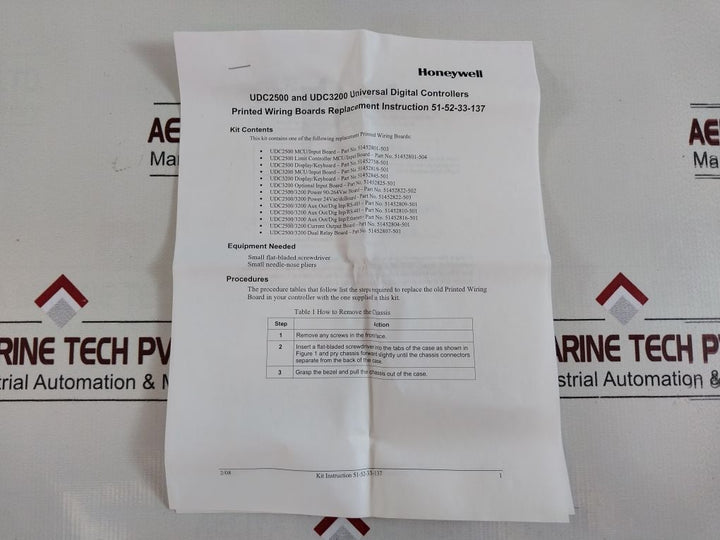 Honeywell 51452822-002 Relay Board